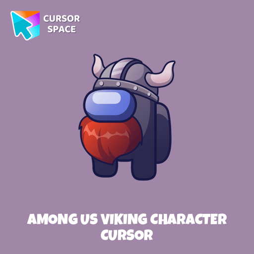 Among Us Viking Character cursor pointer cursor